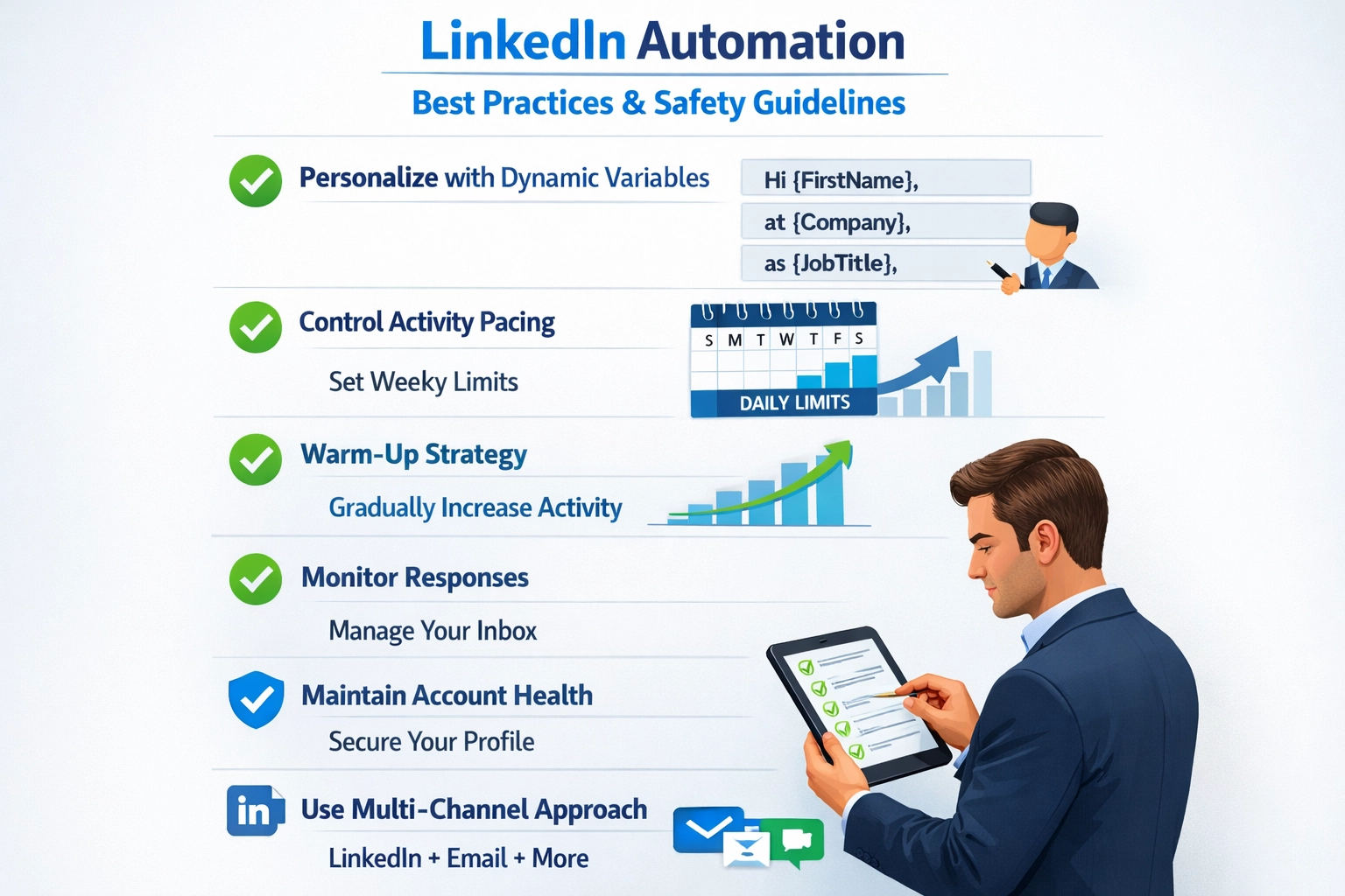 LinkedIn-Automatisierungs-Best-Practices und Sicherheits-Checkliste