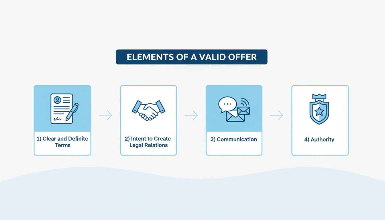 Was macht ein Angebot im Vertragsrecht gültig? Wesentliche Elemente erklärt