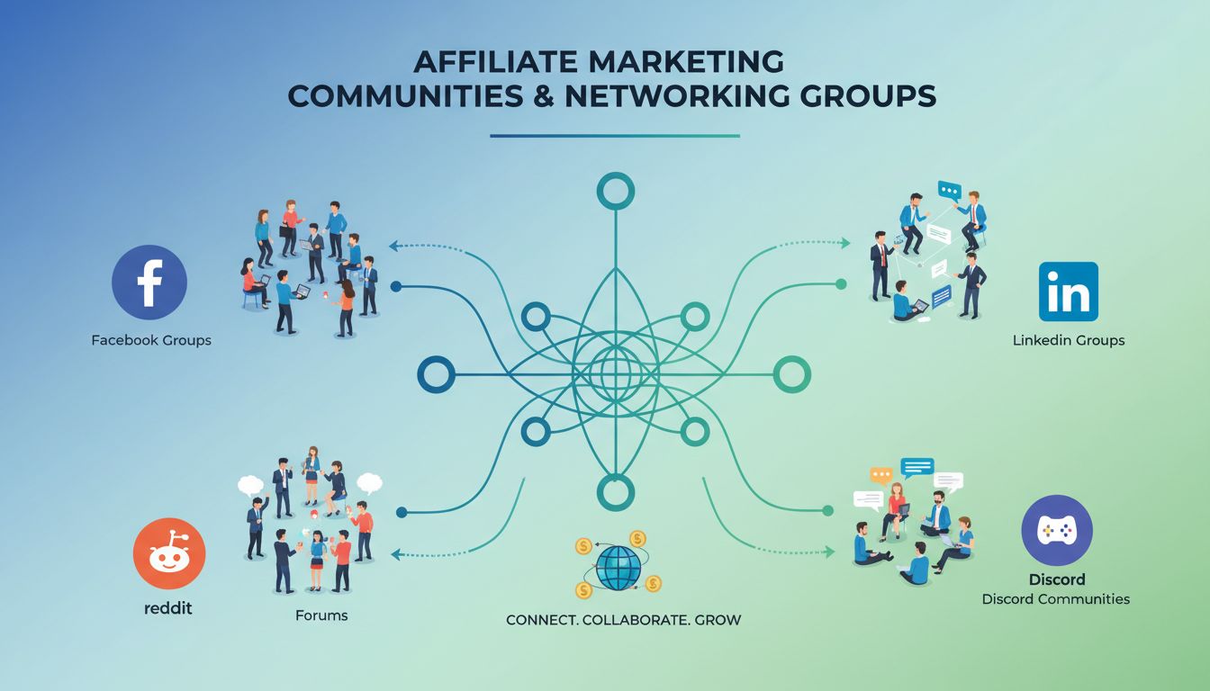 Affiliate-Marketing-Communities und Networking-Gruppen auf Facebook, LinkedIn, Reddit und Discord