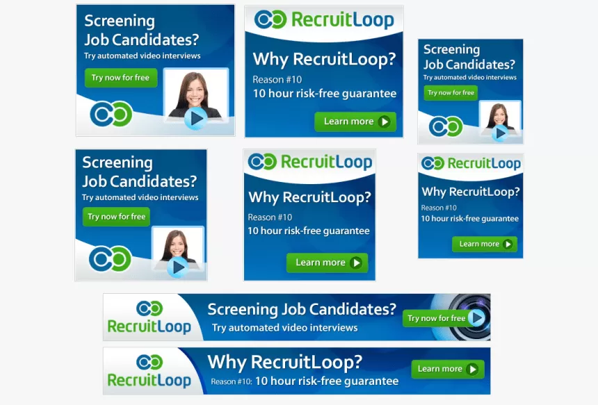 Beispiele für Werbebanner