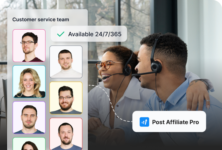 Kundensupport-Team rund um die Uhr für Post Affiliate Pro-Benutzer verfügbar