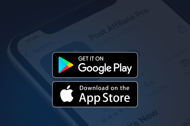 Verwalten Sie Partnerprogramme unterwegs. Laden Sie unsere App herunter.