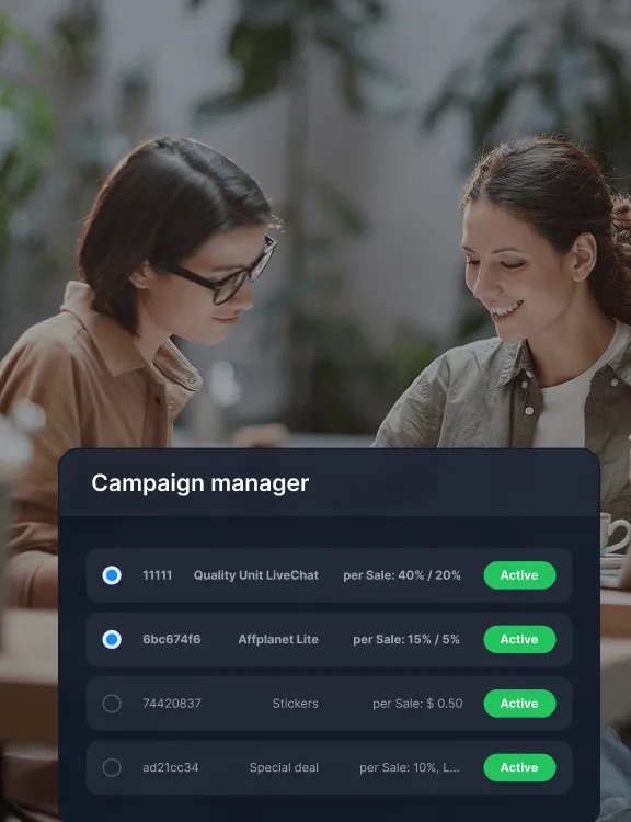 Illustration des Kampagnen-Managers